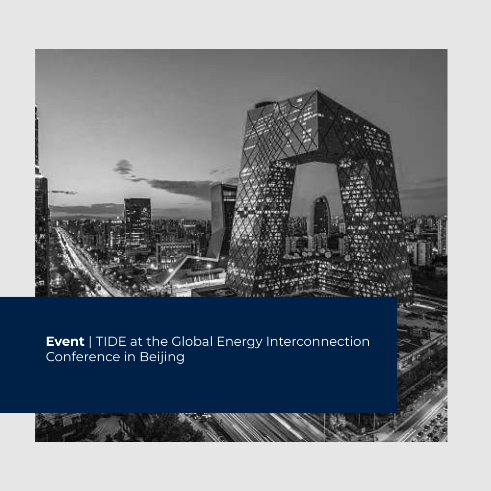 TIDE AT THE GLOBAL ENERGY INTERCONNECTION&nbsp;CONFERENCE
