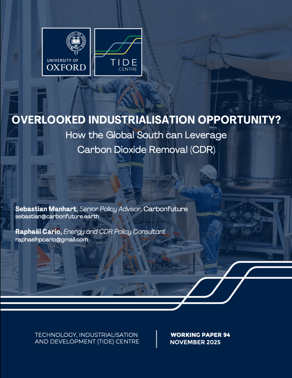 WORKING PAPER 94 | Overlooked Industrialisation Opportunity? How Global South can Leverage Carbon Dioxide Removal&nbsp;(CDR)